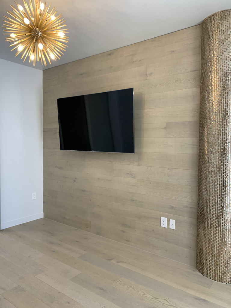 Tv on wall